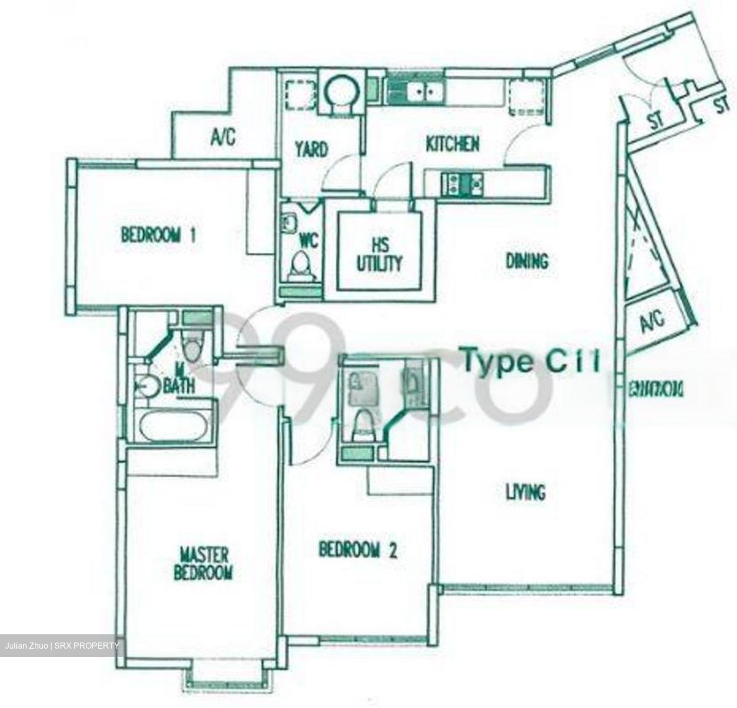 The Waterina (D14), Apartment #468016401